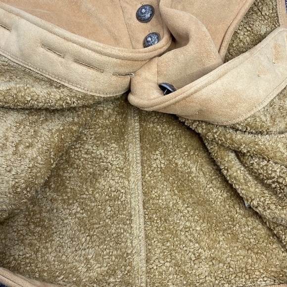 Vintage Country Clothing Co Cheyanne Collection Sherpa Lined Vest Medium Brown - Picture 6 of 8